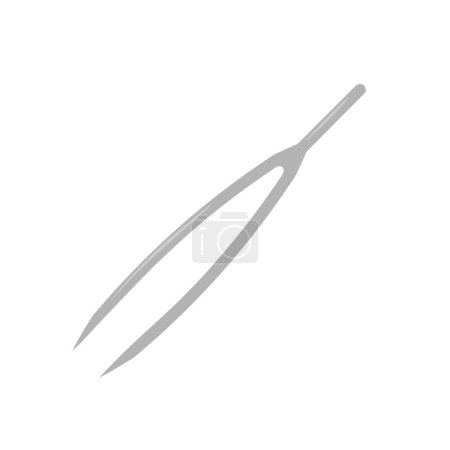 Illustration for Medical tweezers icon. Medicine and health. Anatomical tweezers - Royalty Free Image