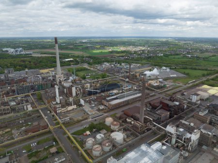 Krefeld - Uerdingen Chempark production de polycarbonates et polyamides en Allemagne.