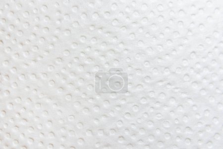 Toilettenpapier weiß mit Mustern Makro Nahaufnahme Hintergrund.