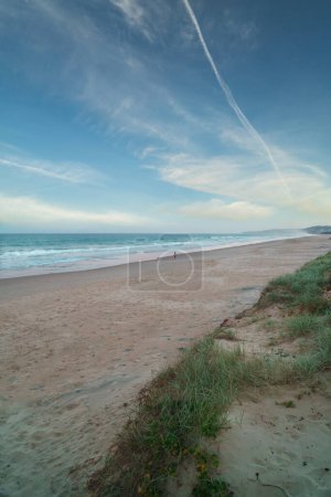Photo for Amazing sunrise over the Peregian Beach on the Sunshine Coast, Queensland, Australia. Spectacular landscape of the Pacific Ocean. - Royalty Free Image