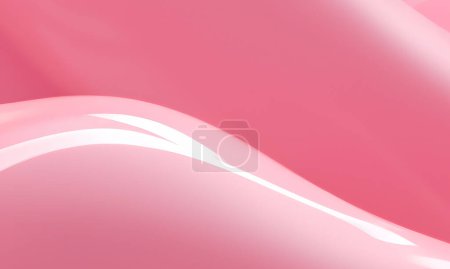 Photo for Pink Liquid Background. Abstract plastic for social media - Royalty Free Image