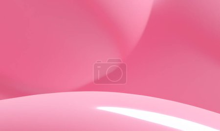 Photo for Pink Liquid Background. Abstract plastic for social media - Royalty Free Image
