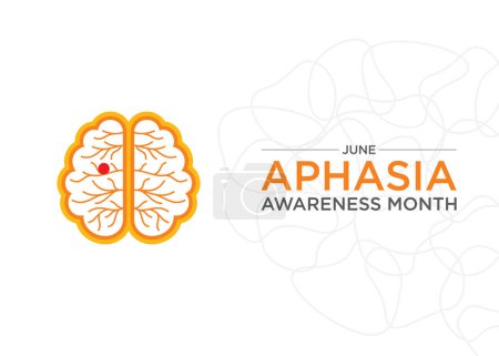Aphasia Awareness Month in June raises understanding about the communication disorder caused by brain damage, fostering support and advocacy for affected individuals and their caregivers.