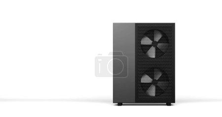Photo for Heat pump energy as a heater and alternative green energy - 3D Illustration - Royalty Free Image