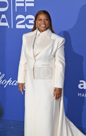Téléchargez les photos : ANTIBES, FRANCE. 25 mai 2023 : La Reine Latifah arrive à l'événement amfAR Gala Cannes à l'Hôtel du Cap - en image libre de droit