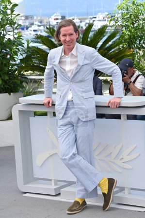 Photo for CANNES, FRANCE. May 24, 2023: Wes Anderson at the photocall for Asteroid City at the 76th Festival de Cannes - Royalty Free Image