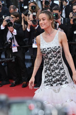 Foto de CANNES, FRANCIA 23 de mayo de 2023: Brie Larson en el estreno de Asteroid City en el 76º Festival de Cannes - Imagen libre de derechos