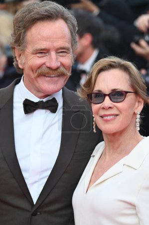 Photo for CANNES, FRANCE. May 23, 2023: Bryan Cranston & Robin Dearden at the premiere for Asteroid City at the 76th Festival de Cannes - Royalty Free Image