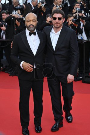 Photo for CANNES, FRANCE. May 23, 2023: Jeffrey Wright & Damien Bonnard  at the premiere for Asteroid City at the 76th Festival de Cannes - Royalty Free Image