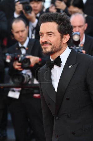 Photo for CANNES, FRANCE. May 27, 2023: Orlando Bloom at the Closing Gala of the 76th Festival de Cannes - Royalty Free Image