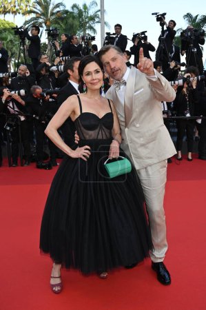 Photo for CANNES, FRANCE. May 27, 2023: Nikolaj Coster-Waldau and Nukaka Coster-Waldau  at the Closing Gala of the 76th Festival de Cannes - Royalty Free Image