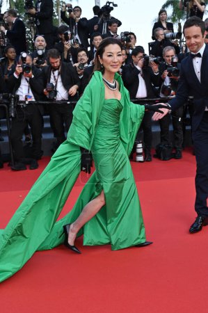 Photo for CANNES, FRANCE. May 21, 2023: Michelle Yeoh at the premiere for Firebrand at the 76th Festival de Cannes - Royalty Free Image
