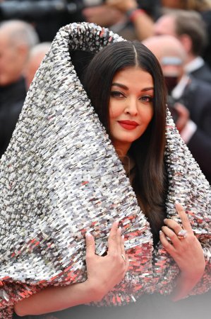 Photo for CANNES, FRANCE. May 18, 2023: Aishwarya Rai  at the premiere of Indiana Jones and the Dial of Destiny at the 76th Festival de Cannes - Royalty Free Image
