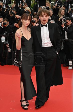 Photo for CANNES, FRANCE. May 18, 2023: Charlie Heaton and Guest at the premiere of Indiana Jones and the Dial of Destiny at the 76th Festival de Cannes - Royalty Free Image