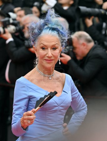 Photo for CANNES, FRANCE. May 16, 2023: Helen Mirren at the premiere for Jeanne du Barry at the 76th Festival de Cannes - Royalty Free Image