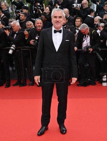 Foto de CANNES, FRANCIA 20 de mayo de 2023: Alfonso Cuaron en el estreno de Killers of the Flower Moon en el 76º Festival de Cannes - Imagen libre de derechos