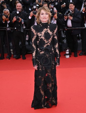 Photo for CANNES, FRANCE. May 20, 2023: Isabelle Huppert at the Killers of the Flower Moon premiere at the 76th Festival de Cannes - Royalty Free Image