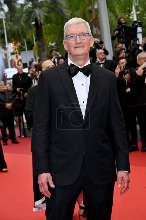 Téléchargez les photos : CANNES, FRANCE. 20 mai 2023 : Tim Cook lors de la première des Tueurs de la Lune de Fleur au 76ème Festival de Cannes - en image libre de droit