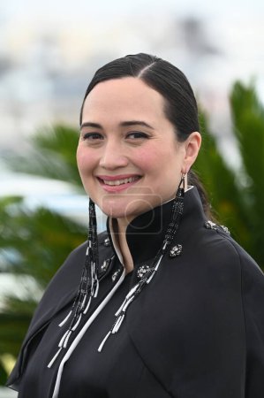 Photo for CANNES, FRANCE. May 21, 2023: Lily Gladstone at the photocall for Killers Of The Flower Moon at the 76th Festival de Cannes - Royalty Free Image