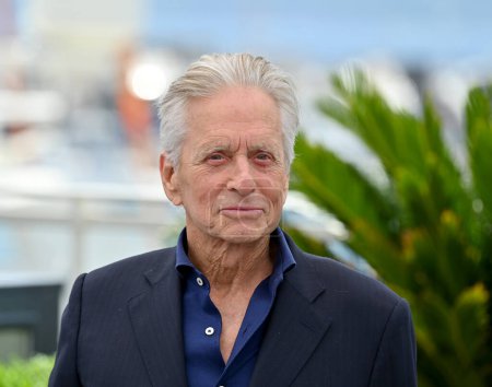 Photo for CANNES, FRANCE. May 16, 2023: Michael Douglas at the photocall for the Palme d'Or d'Honneur at the 76th Festival de Cannes - Royalty Free Image