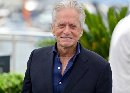 Photo for CANNES, FRANCE. May 16, 2023: Michael Douglas at the photocall for the Palme d'Or d'Honneur at the 76th Festival de Cannes - Royalty Free Image
