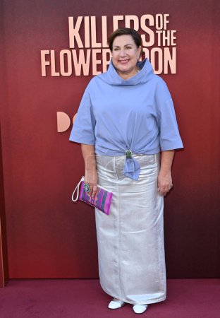 Photo for LOS ANGELES, CA. October 16, 2023:  Julie O'Keefe, Wardrobe and Costume Consultant at the Los Angeles premiere for Killers of the Flower Moon at the Dolby Theatre, Hollywood - Royalty Free Image
