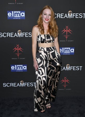Photo for LOS ANGELES, CA. October 10, 2023:  Whitney Crowder at the premiere for Divinity at Screamfest LA at the TCL Chinese Theatre, Hollywood - Royalty Free Image