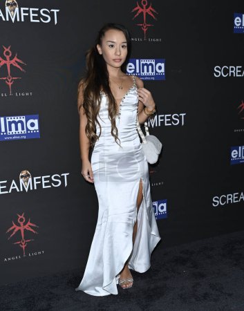 Photo for LOS ANGELES, CA. October 10, 2023:  Alahna Ly at the premiere for Divinity at Screamfest LA at the TCL Chinese Theatre, Hollywood - Royalty Free Image