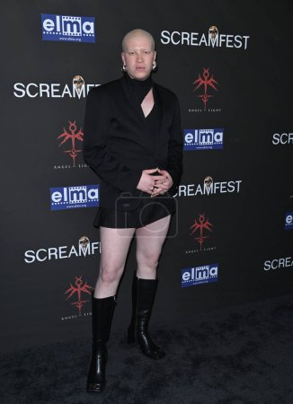 Photo for LOS ANGELES, CA. October 10, 2023:  Shaun Ross at the premiere for Divinity at Screamfest LA at the TCL Chinese Theatre, Hollywood - Royalty Free Image