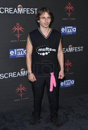 Photo for LOS ANGELES, CA. October 10, 2023:  Moises Arias at the premiere for Divinity at Screamfest LA at the TCL Chinese Theatre, Hollywood - Royalty Free Image