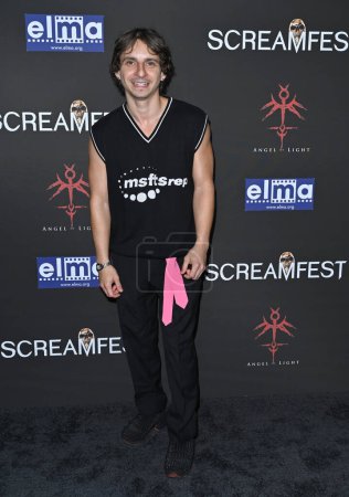 Foto de LOS ÁNGELES, CA. 10 de octubre de 2023: Moises Arias en el estreno de Divinity en Screamfest LA en el TCL Chinese Theatre, Hollywood - Imagen libre de derechos