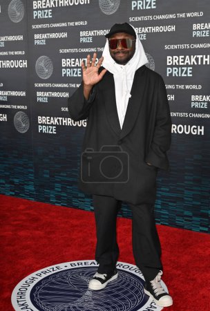 Photo for LOS ANGELES, CA. April 15, 2023:  will.i.am at the 2023 Breakthrough Prize Ceremony for Science and Mathematics at the Academy Museum - Royalty Free Image