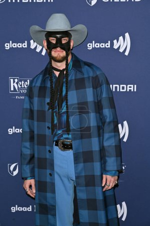 Photo for BEVERLY HILLS, CA. March 30, 2023:  Orville Peck at the 34th Annual GLAAD Media Awards at the Beverly Hilton Hotel - Royalty Free Image