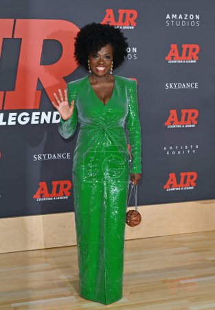 Photo for LOS ANGELES, CA. March 27, 2023:  Viola Davis at the world premiere for Air at the Regency Village Theatre - Royalty Free Image