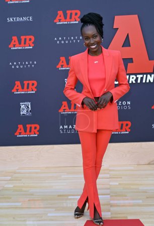Photo for LOS ANGELES, CA. March 27, 2023:  Anna Diop at the world premiere for Air at the Regency Village Theatre - Royalty Free Image