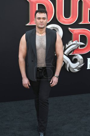 Photo for LOS ANGELES, CA. March 26, 2023:  Andrew Chappelle at the premiere for Dungeons and Dragons: Honor Among Thieves at the Regency Village Theatre - Royalty Free Image