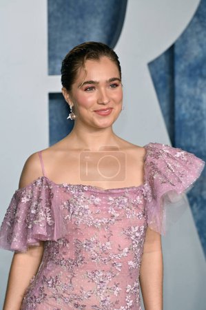 Photo for BEVERLY HILLS, CA. March 13, 2023:  Haley Lu Richardson at the 2023 Vanity Fair Oscar Party at the Wallis Annenberg Center - Royalty Free Image