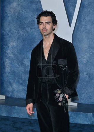 Photo for BEVERLY HILLS, CA. March 12, 2023:  Joe Jonas at the 2023 Vanity Fair Oscar Party at the Wallis Annenberg Center - Royalty Free Image