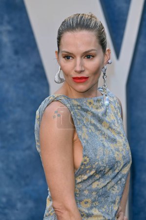 Photo for BEVERLY HILLS, CA. March 12, 2023:  Sienna Miller at the 2023 Vanity Fair Oscar Party at the Wallis Annenberg Center - Royalty Free Image