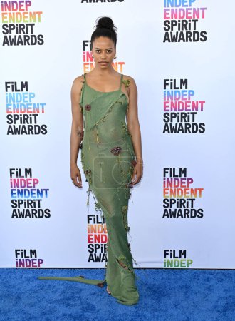 Photo for SANTA MONICA, CA. March 04, 2023:  Taylour Paige at the Film Independent Spirit Awards 2023 in Santa Monica - Royalty Free Image