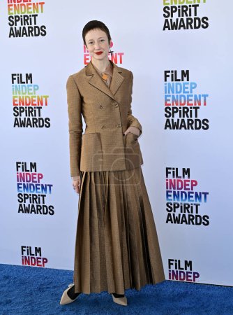 Photo for SANTA MONICA, CA. March 04, 2023:  Andrea Riseborough at the Film Independent Spirit Awards 2023 in Santa Monica - Royalty Free Image