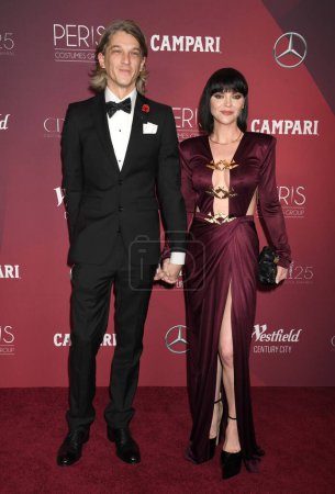 Photo for LOS ANGELES, CA. February 27, 2023:  Mark Hampton and Christina Ricci at the 25th Costume Designers Guild Awards at the Fairmont Century Plaza, Los Angeles - Royalty Free Image
