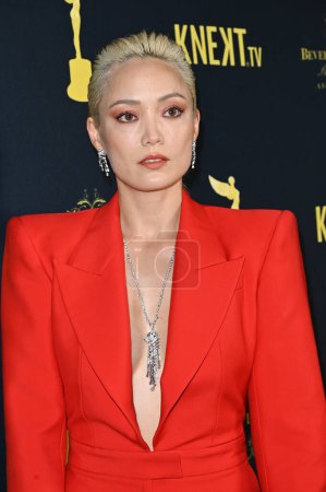 Photo for LOS ANGELES, CA. February 24, 2023: Pom Klementieff at the 2023 HCA Film Awards at the Beverly Wilshire Hotel - Royalty Free Image