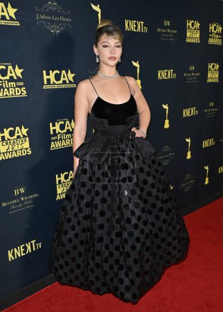 Foto de LOS ÁNGELES, CA. 24 de febrero de 2023: Madelyn Cline en los HCA Film Awards 2023 en el Beverly Wilshire Hotel - Imagen libre de derechos