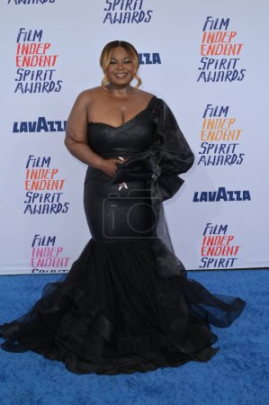 Photo for SANTA MONICA, USA. February 25, 2024: Rashida Olayiwola at the 2024 Film Independent Spirit Awards in Santa Monica - Royalty Free Image
