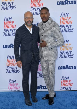 Photo for SANTA MONICA, USA. February 25, 2024: Jeffrey Wright & Colman Domingo at the 2024 Film Independent Spirit Awards in Santa Monica - Royalty Free Image