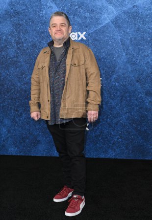 Photo for LOS ANGELES, USA. January 09, 2024: Patton Oswalt at the premiere for True Detective: Night Country at the Paramount Theatre - Royalty Free Image