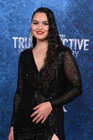 Photo for LOS ANGELES, USA. January 09, 2024: Anna Lambe at the premiere for True Detective: Night Country at the Paramount Theatre - Royalty Free Image