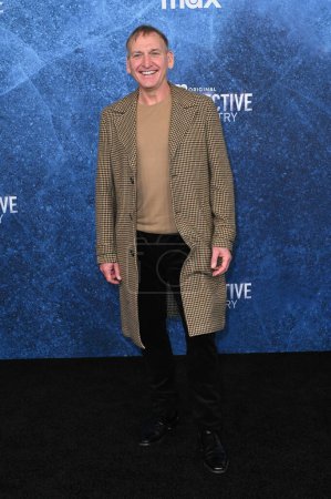 Foto de LOS ÁNGELES, EE.UU. 09 de enero 2024: Christopher Eccleston en el estreno de True Detective: Night Country en el Paramount Theatre - Imagen libre de derechos