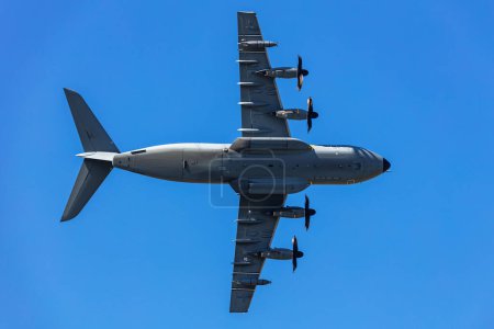 Photo for Ostrava, Czech Republic - September 16, 2023: German Air Force Luftwaffe Airbus A400M Atlas transport plane. Aviation and military aircraft. - Royalty Free Image